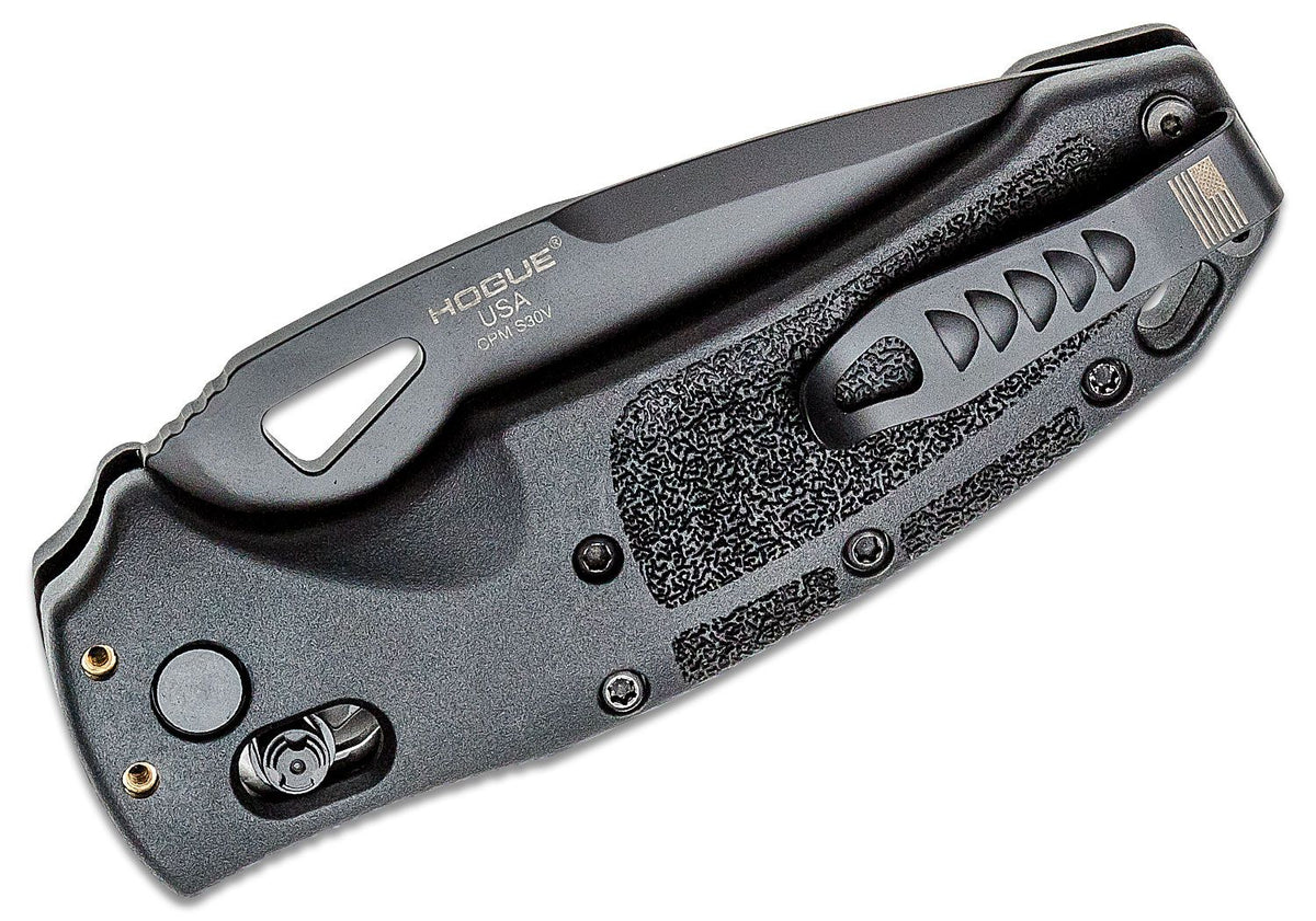 HOGUE SIG K320 NITRON 3.5&quot; BLD ABLE LOCK FLDR DROP POINT