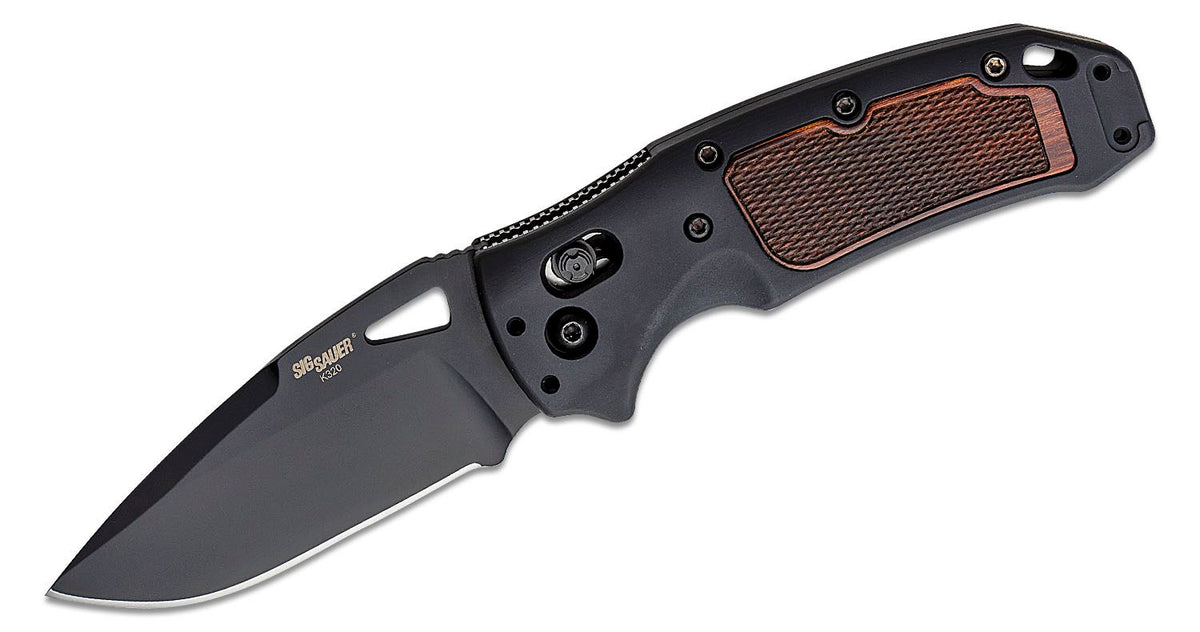 HOGUE SIG K320 AXG 3.5&quot; BLADE ABLE LOCK FLDR DROP POINT