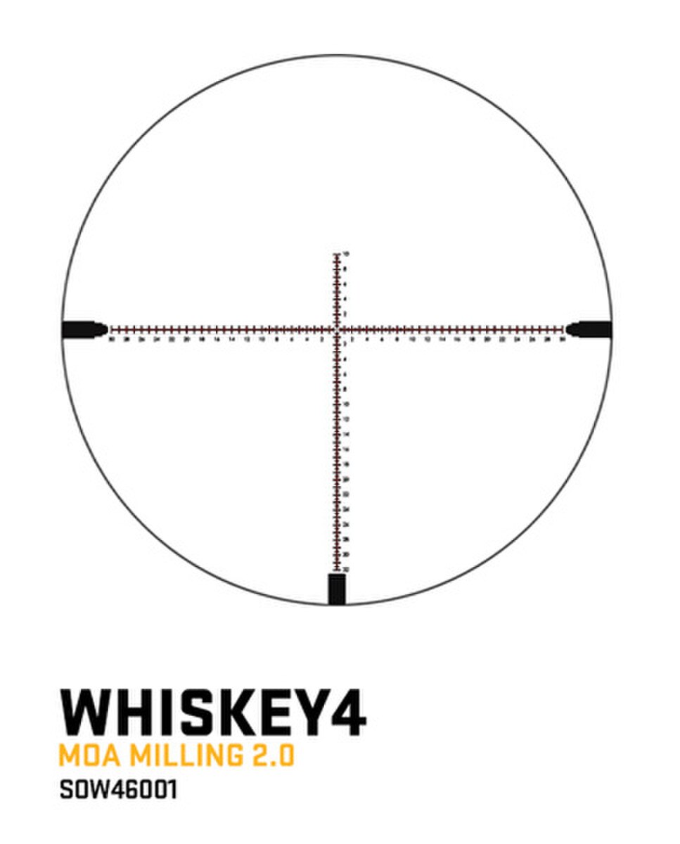 SIG OPTICS WHISKEY4 6-24X50MM 30MM SF FFP MOA MILLING HUNTER