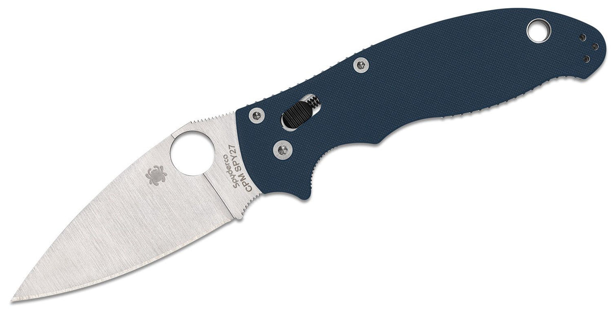 SPYDERCO MANIX2 G-10 3.37" BLUE