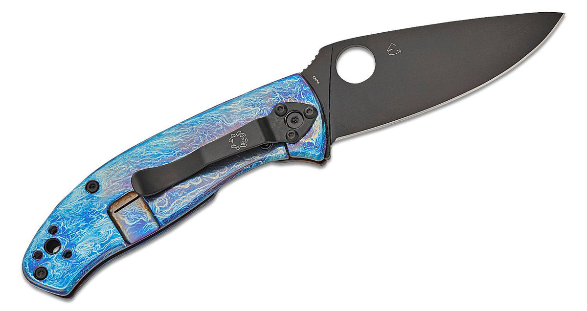 SPYDERCO TENACIOUS TI DISRY BLK/BLU