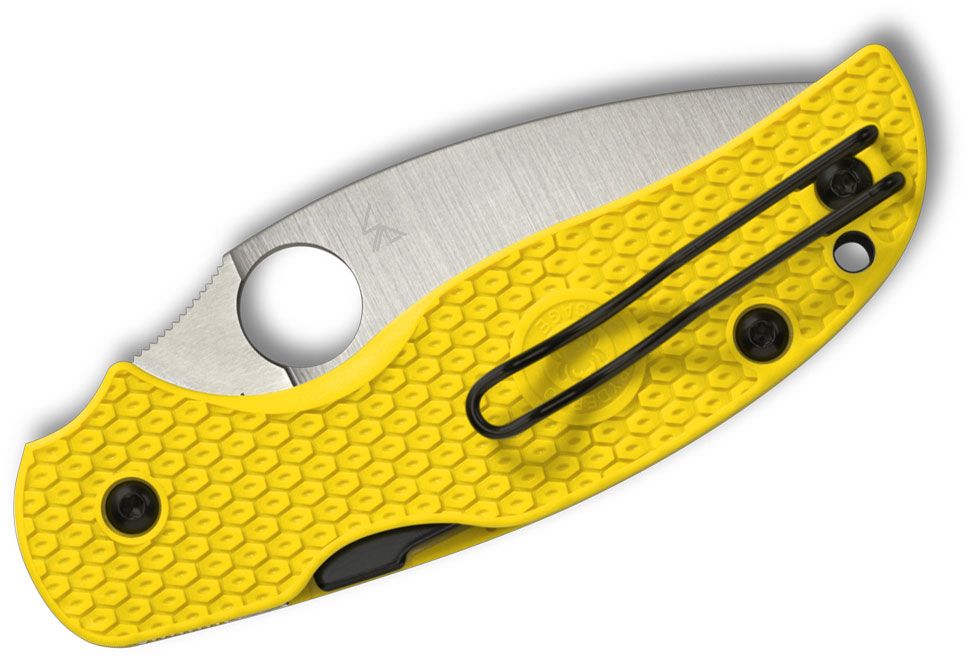 SPYDERCO SAGE 5 LW SALT 3&quot; YELLOW