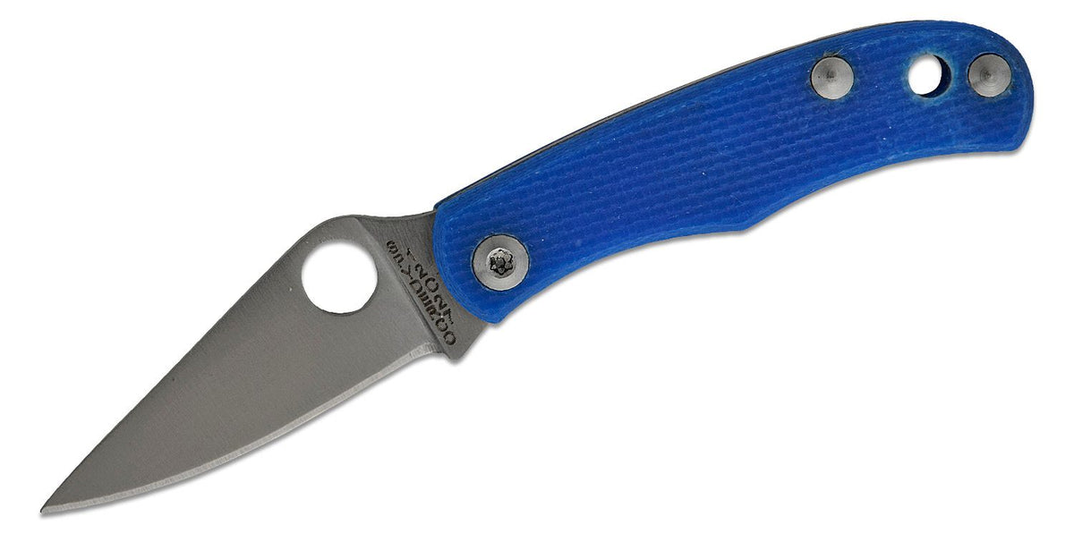 SPYDERCO BUG G-10 1.27&quot; BLUE