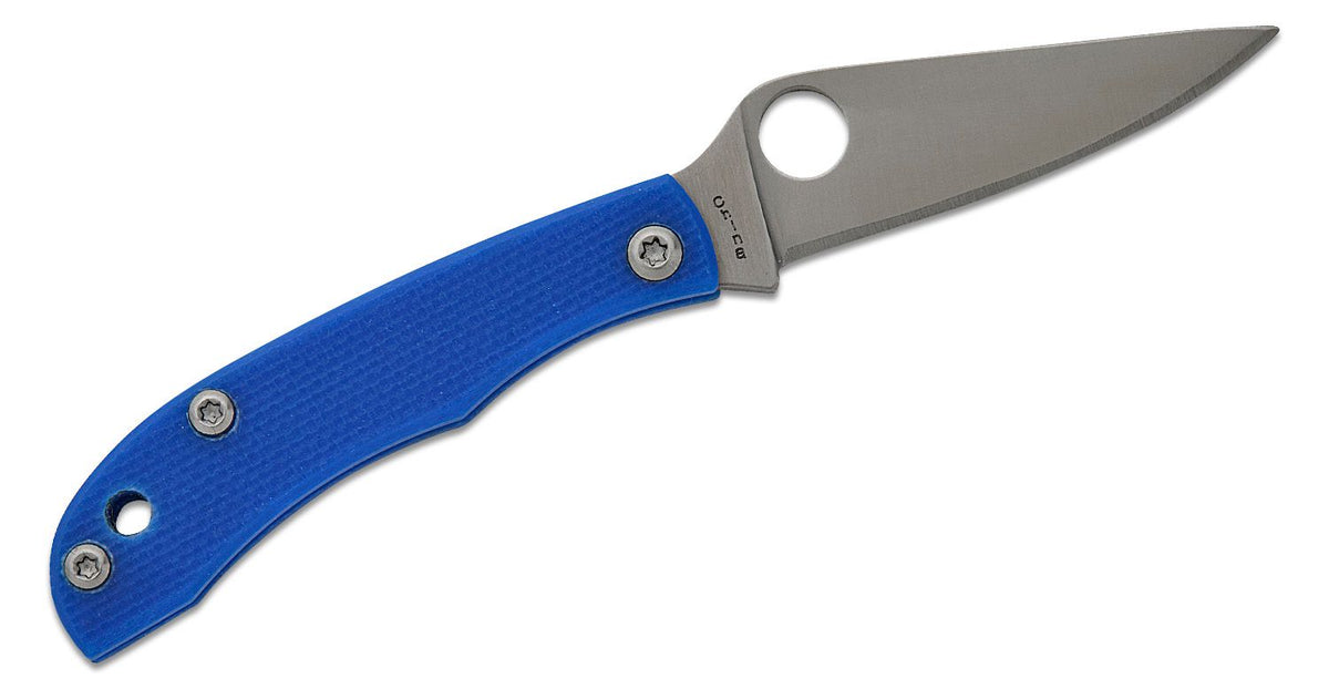 SPYDERCO HONEYBEE G-10 1.68" BLUE