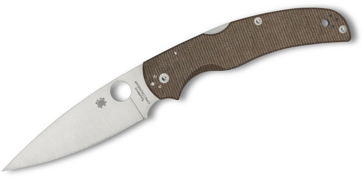 SPYDERCO NATIVE CHIEF 4.08&quot; BRN CNVS