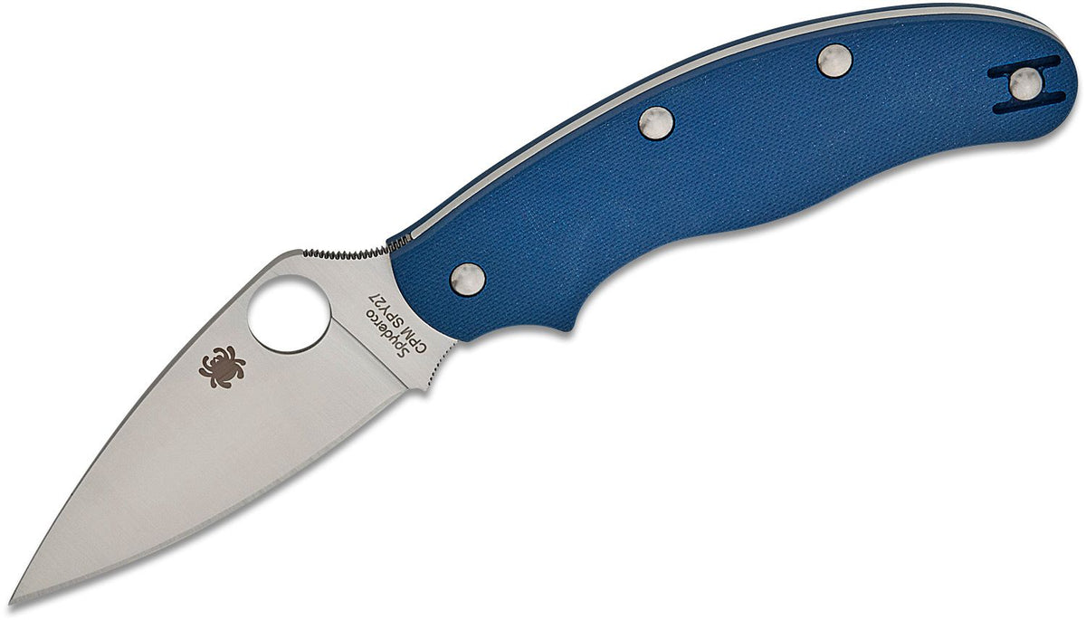 SPYDERCO UK PENKNIFE G-10 2.95" BLUE