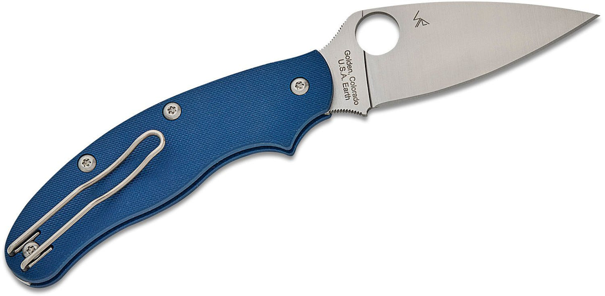 SPYDERCO UK PENKNIFE G-10 2.95" BLUE