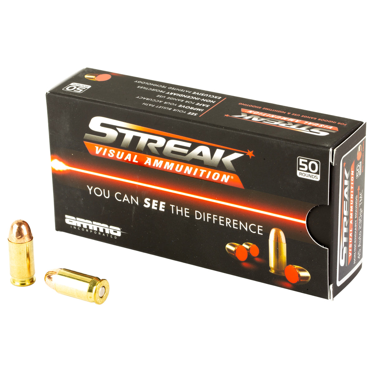 STREAK RED 45 AUTO 230GR TMC 50RD