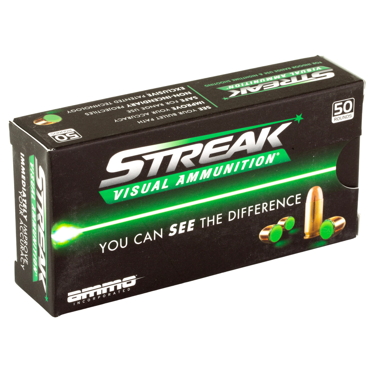 STREAK GRN 9MM 124GR TMC 50RD