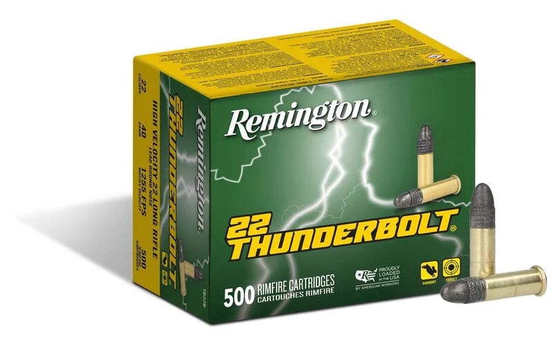REMINGTON THUNDERBOLT 22LR 40GR LEAD-RN 5000RD CASE