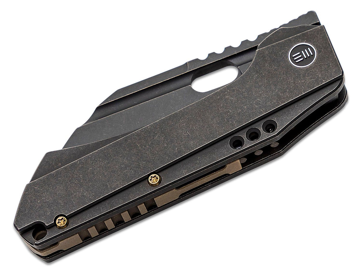 WE KNIFE ROXI 3 3.14" BLACK TITANIUM/BLK STONEWASH