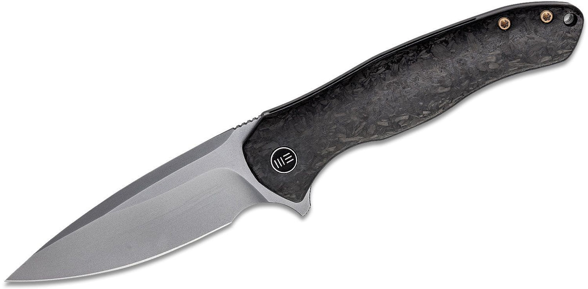 WE KNIFE KITEFIN 3.24" CARBON FIBER/POLISHED BEAD BLAST