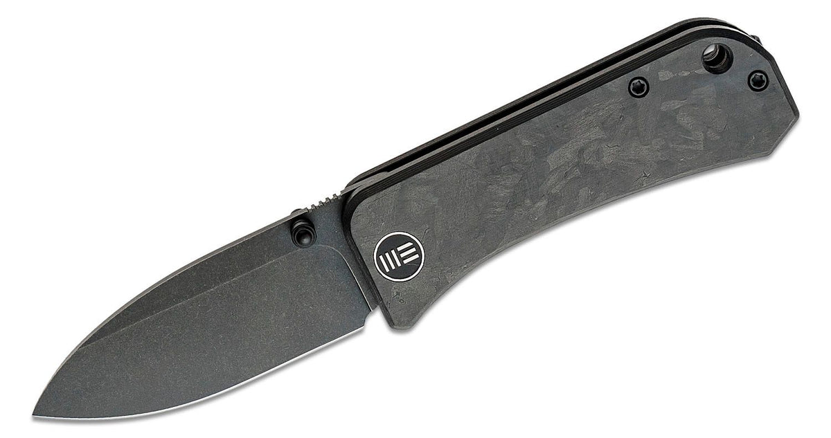 WE KNIFE BANTER 2.9" MARBLE CARBON FIBER/BLACK