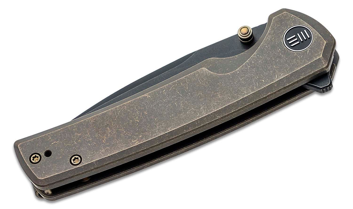 WE KNIFE SUBJUGATOR 3.48" BRONZE TITANIUM/BLACK