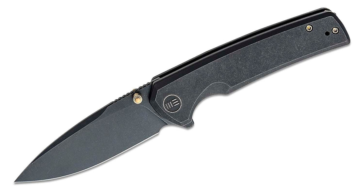 WE KNIFE SUBJUGATOR 3.48" BLACK TITANIUM/BLACK