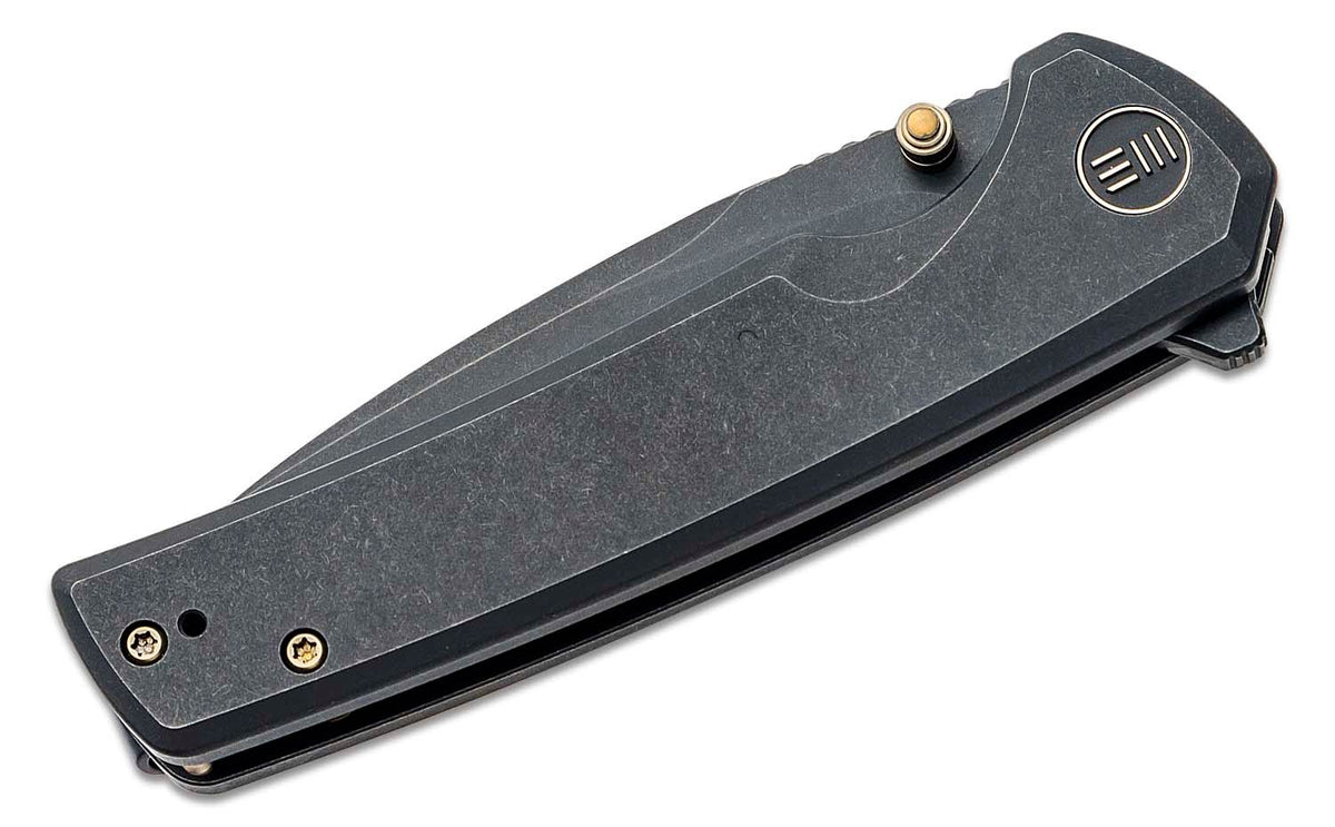 WE KNIFE SUBJUGATOR 3.48" BLACK TITANIUM/BLACK