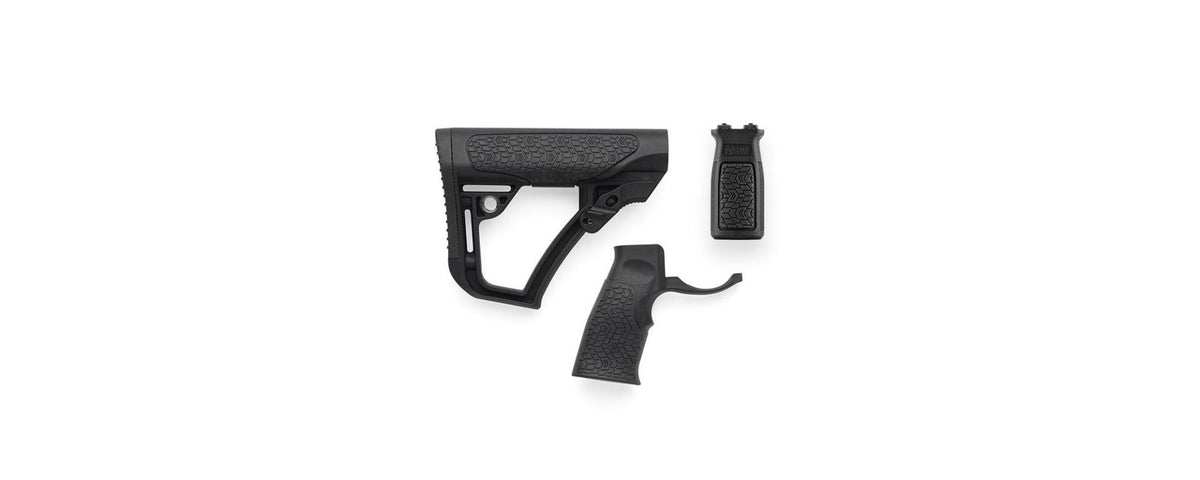 DD Buttstock/Grip/Foregrip Combo Black