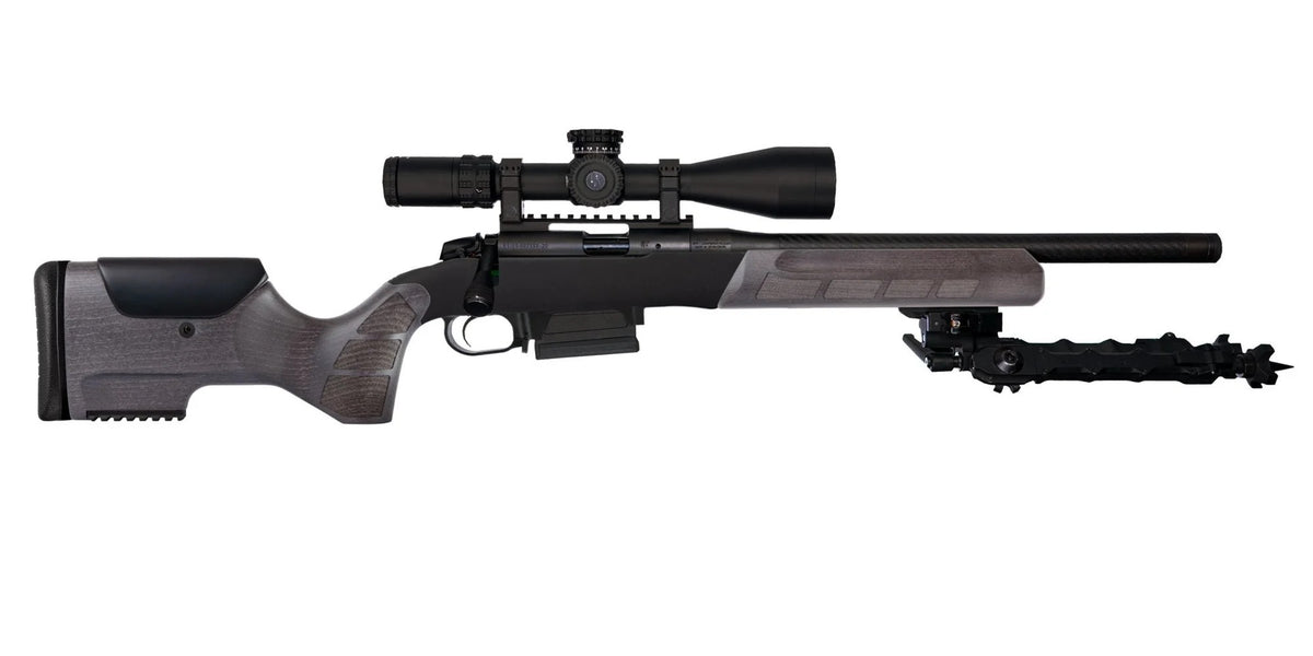 WOOX EXACTUS STOCK REM 700 BDL LONG ACTION MIDNIGHT GREY