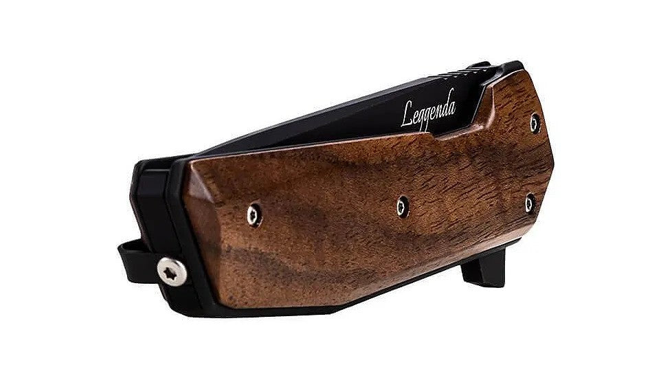 WOOX KNIFE LEGGENDA FOLDER 3.43&quot; WALNUT HANDLE