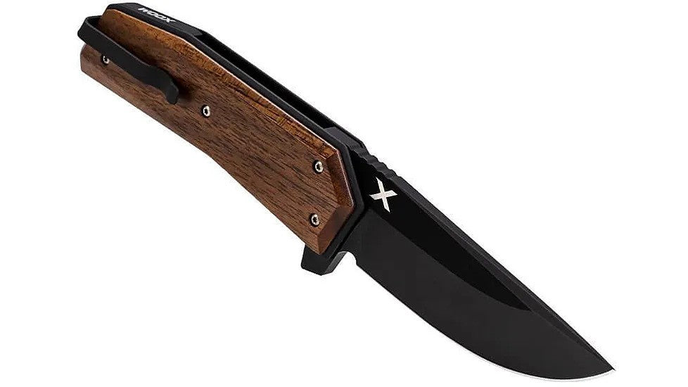 WOOX KNIFE LEGGENDA FOLDER 3.43&quot; WALNUT HANDLE