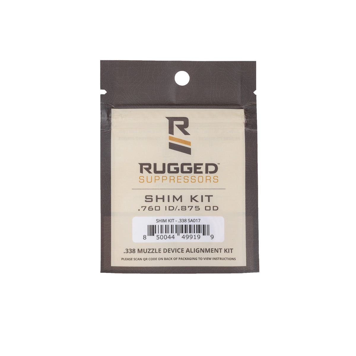 RUGGED SHIM KIT .338 3/4X24 M18X51