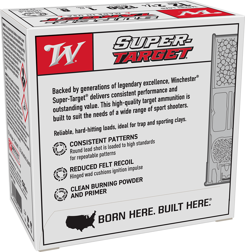 Winchester Super Target 12GA 2 3/4&quot; 1OZ #8 25RD