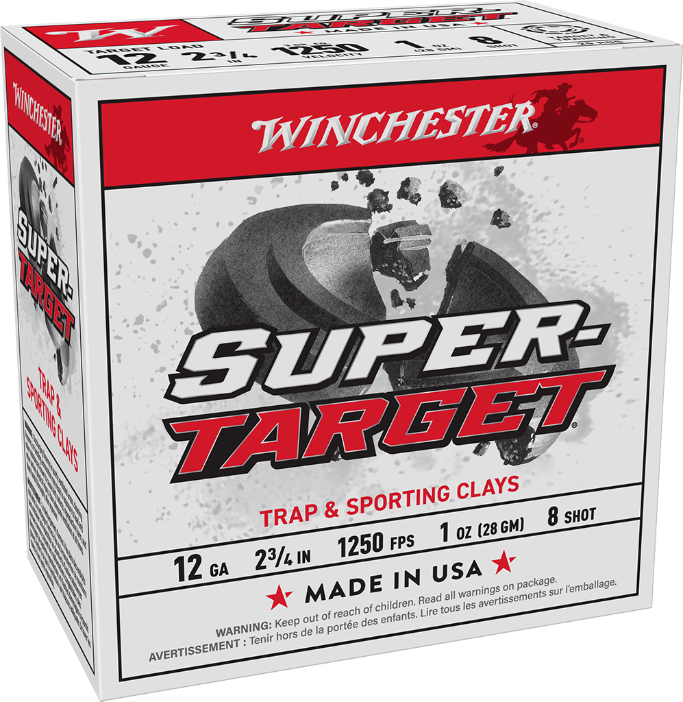 Winchester Super Target 12GA 2 3/4&quot; 1OZ #8 25RD